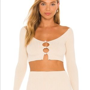 x REVOLVE Olivia Cardigan in Light Oat
House of Harlow 1960